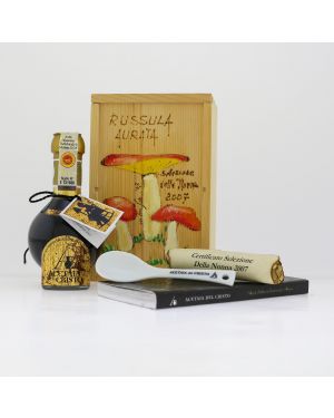 Aceto Balsamico Tradizionale Extravecchio il Favoloso! Collezione DELLA NONNA 2007 – Confezione in LEGNO DIPINTA a mano