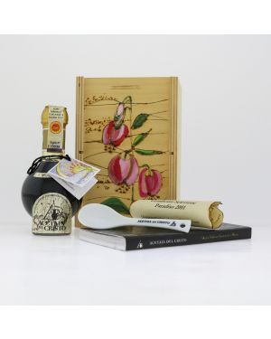 Traditional Balsamic Vinegar the Fabulous! PARADISE 2001 Collection  Hand-PAINTED Wooden Box