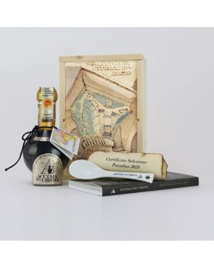Traditional Balsamic Vinegar the Fabulous! PARADISE 2020 Collection  Hand-PAINTED Wooden Box                               