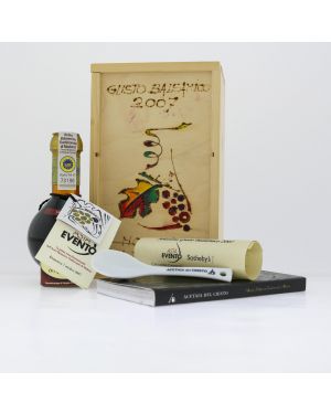 Traditional Balsamic Vinegar the Fabulous! GUSTO BALSAMICO 2007 Auction  Hand-PAINTED Wooden Box