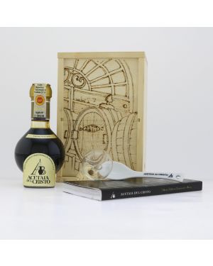 Extra-Old CLASSIC Traditional Balsamic Vinegar  Hand-PYROGRAPHED Wooden Box