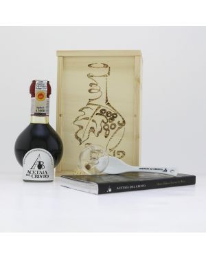 Traditional Balsamic Vinegar CLASSIC Hand-PYROGRAPHED Wooden Box